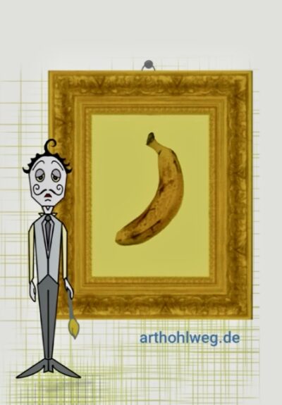 Kunst mit Banane