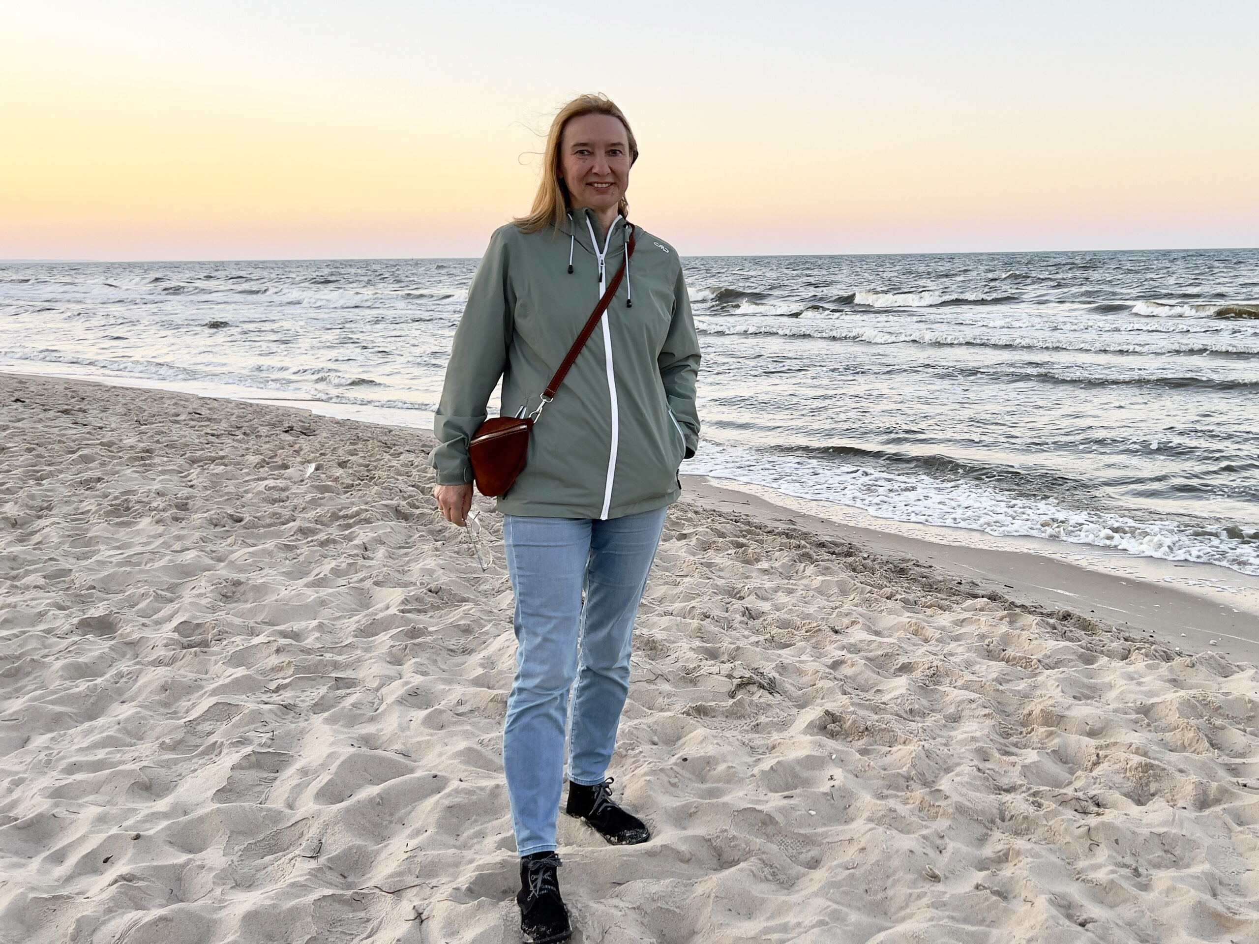 Magdalena am Strand Usedom